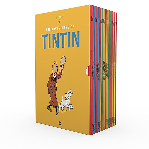 Tintin Paperback Boxed Set 23 titles, Hergé