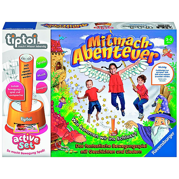 Ravensburger Verlag tiptoi® active Set MITMACH-ABENTEUER in bunt