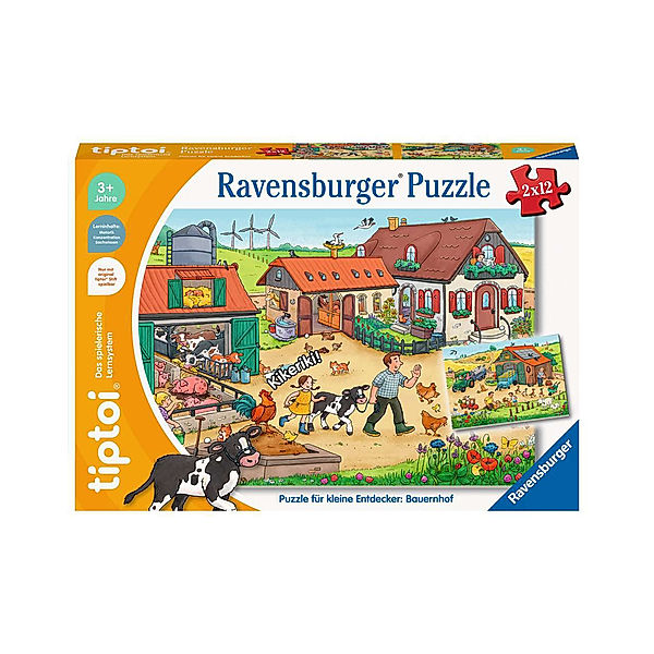 Ravensburger Verlag tiptoi® Puzzle für kleine Entdecker: Bauernhof