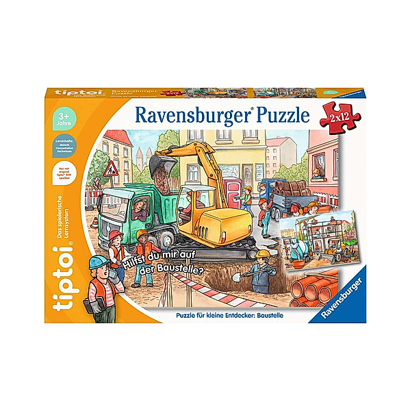 Ravensburger Verlag tiptoi® Puzzle für kleine Entdecker: Baustelle