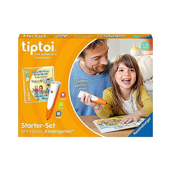 Ravensburger Verlag tiptoi® Starter-Set: KINDERGARTEN - Stift und Wörter-Bilderbuch, Sandra Grimm