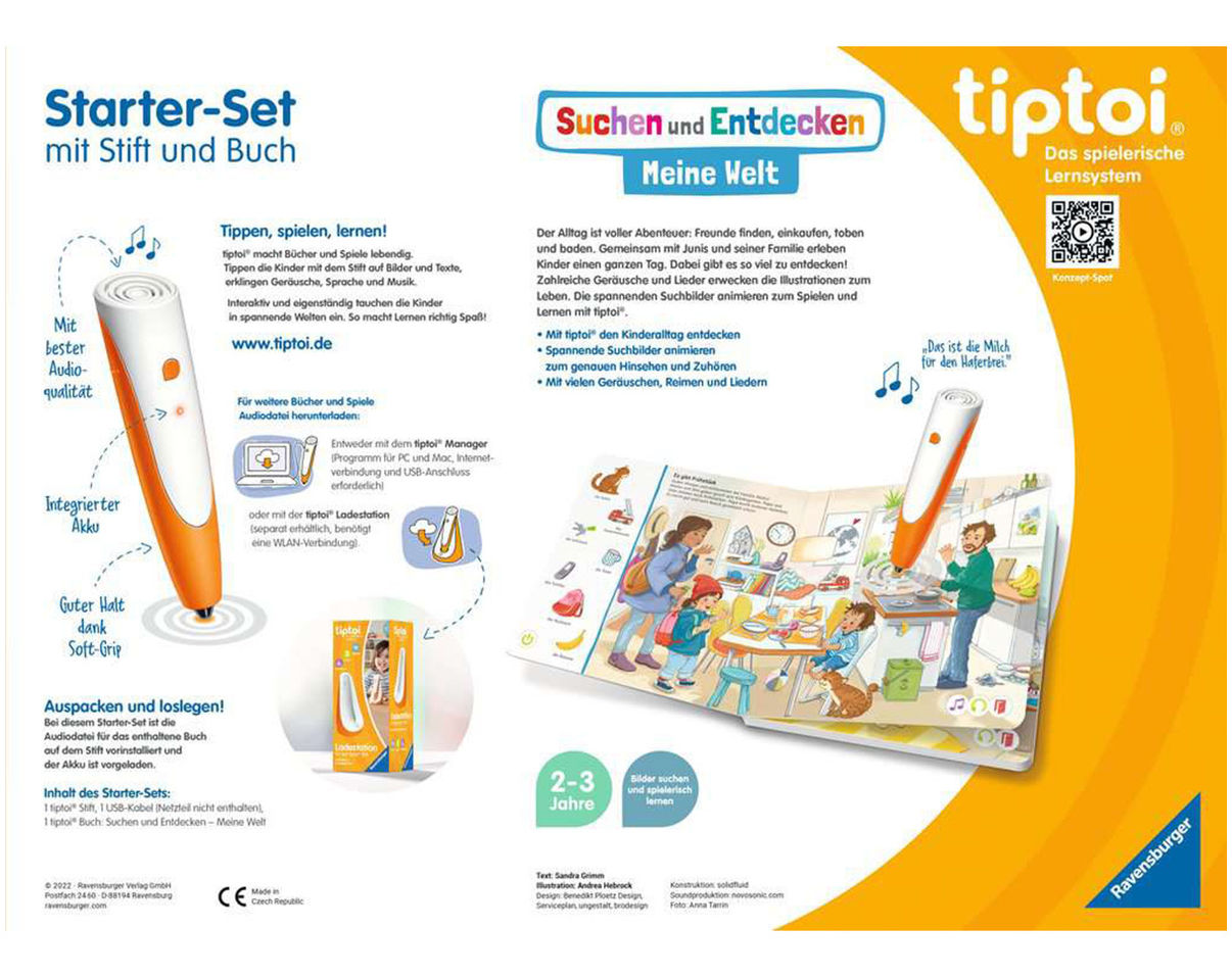 tiptoi® Starter-Set: MEINE WELT - Stift und Bilderbuch | Weltbild.de