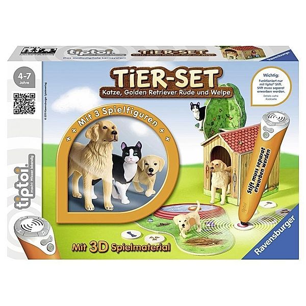 Ravensburger Verlag tiptoi Tier-Set Golden Retriever