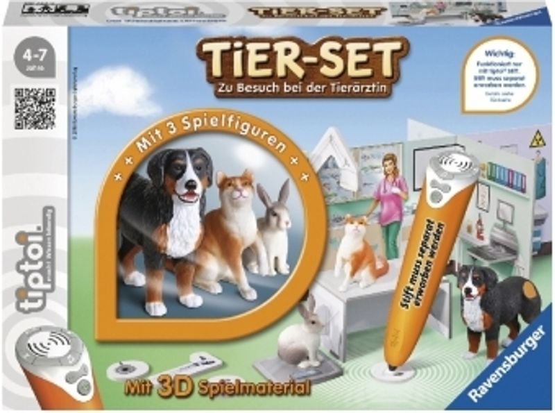 tiptoi®: Tier-Set Zu Besuch bei der Tierärztin Spiel-Zubehör | Weltbild.de