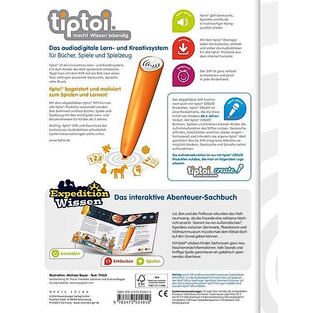 tiptoi®: tiptoi® Weltraum . kaufen | tausendkind.de