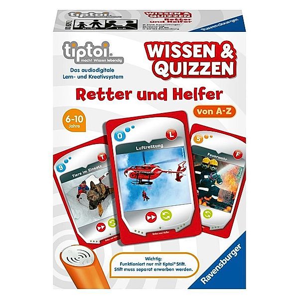 tiptoi®: tiptoi® Wissen & Quizzen: Retter und Helfer (Spiel-Zubehör)