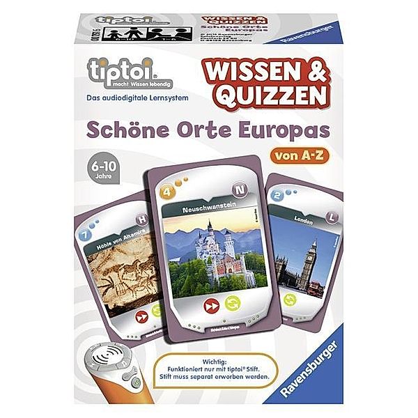 tiptoi® Wissen & Quizzen: Schöne Orte Europas