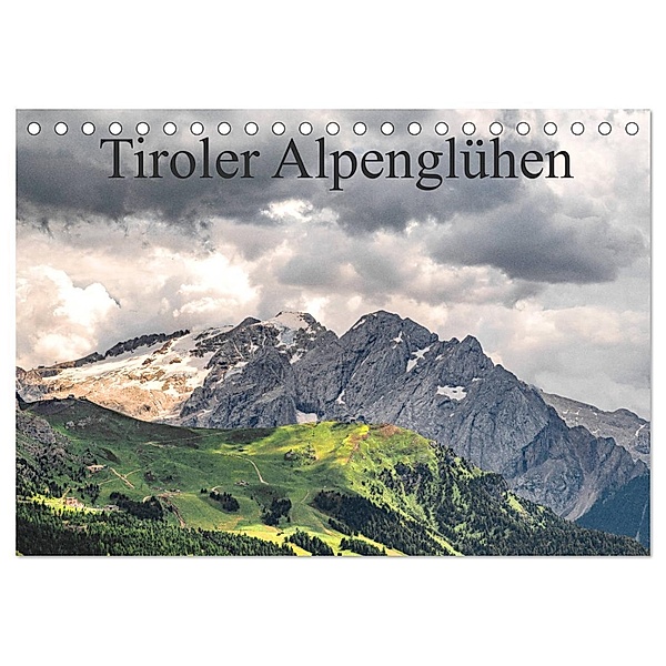 Tiroler Alpenglühen (Tischkalender 2024 DIN A5 quer), CALVENDO Monatskalender, Björn Reiss