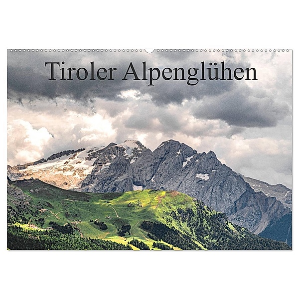 Tiroler Alpenglühen (Wandkalender 2025 DIN A2 quer), CALVENDO Monatskalender, Calvendo, Björn Reiss