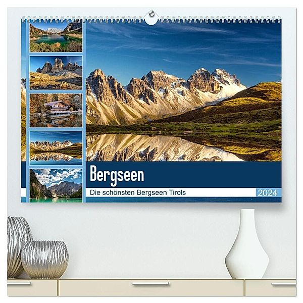 Tiroler Bergseen (hochwertiger Premium Wandkalender 2024 DIN A2 quer), Kunstdruck in Hochglanz, Danijel Jovanovic - www.djphotography.at