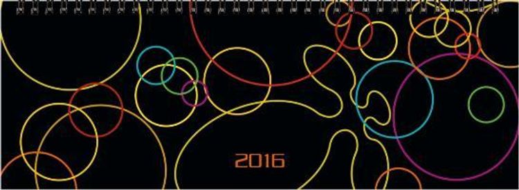 Tisch-Querkalender 2016 schwarz - Kalender bei Weltbild.de kaufen