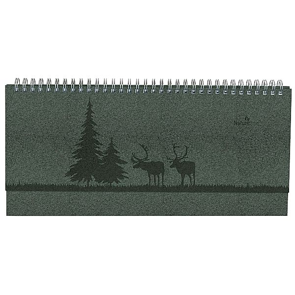 Tisch-Querkalender Nature Line Pine 2022