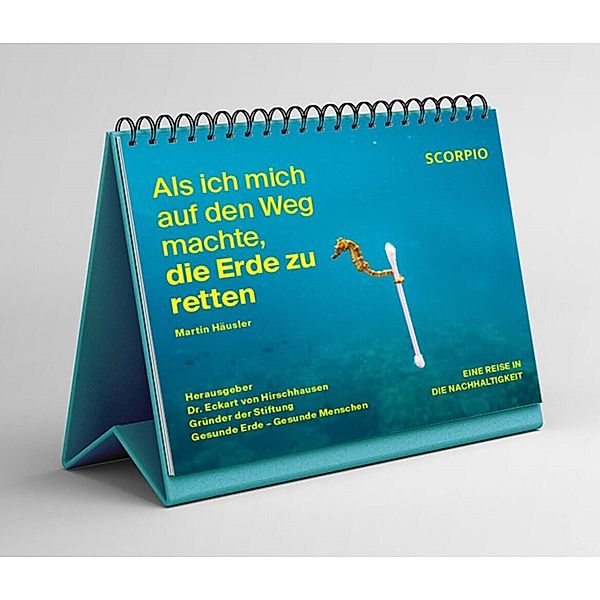 Tischaufsteller/Immerwährender Kalender Nachhaltigkeit leben