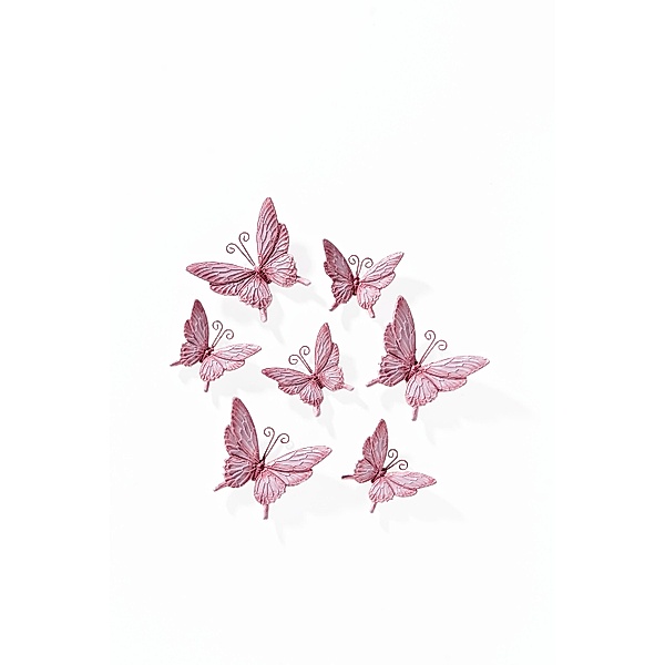 Tischdekoration Schmetterlinge, 7er-Set