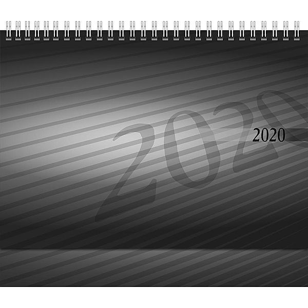 Tischkalender 2020, Karton-Aufsteller mit verlängerter Rückwand