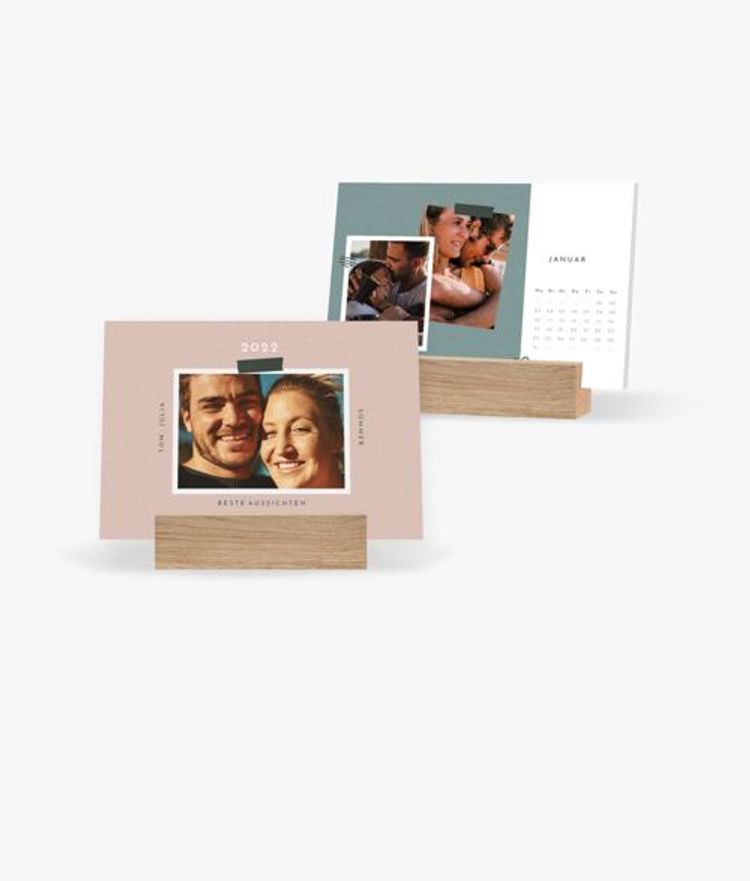 Tischkalender 2022 gestalten mit eigenen Fotos A6 Quer im Design Holiday -  Kalender bestellen