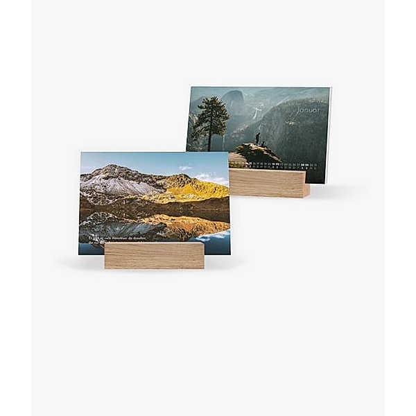Tischkalender 2023 gestalten mit eigenen Fotos (A6 quer) im Design Landscapes