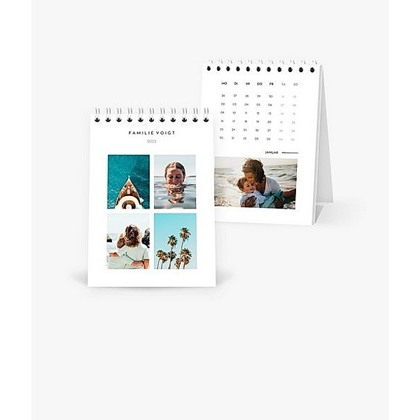 Tischkalender 2023 gestalten mit eigenen Fotos (A6 Hoch) im Design Classic Moment
