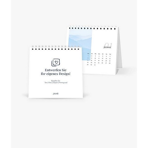 Tischkalender 2024 gestalten mit eigenen Fotos (14,5 x 14,5 cm) im Design Basic