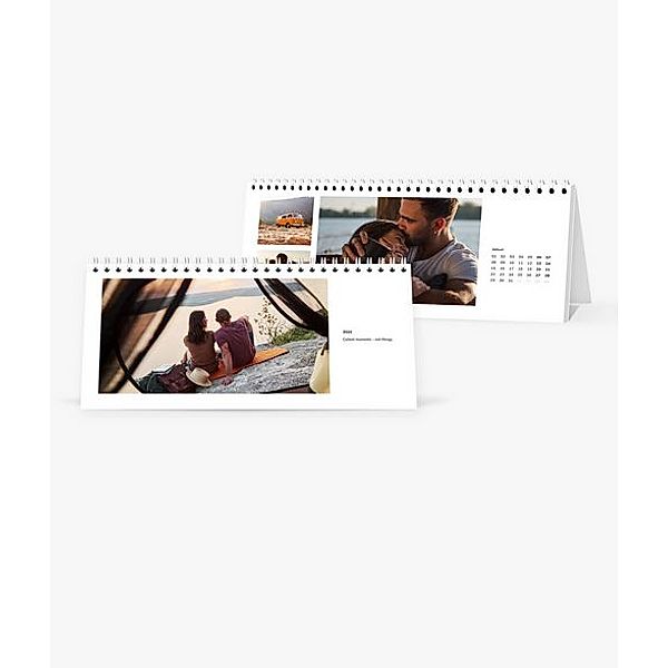 Tischkalender 2024 gestalten mit eigenen Fotos (26,5 x 12,0 cm) im Design Entdecker