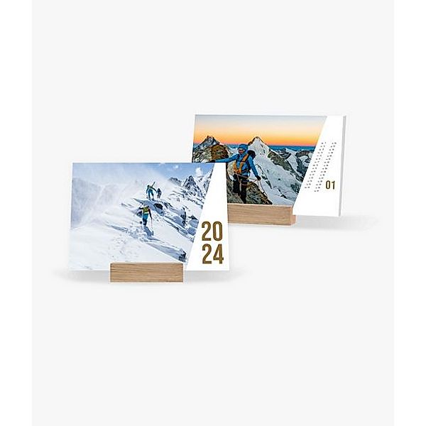 Tischkalender 2024 gestalten mit eigenen Fotos (A5 quer) im Design Action