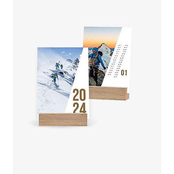 Tischkalender 2024 gestalten mit eigenen Fotos (A6 hoch) im Design Action