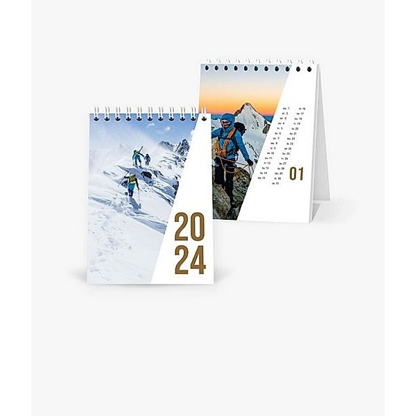 Tischkalender 2024 gestalten mit eigenen Fotos (A6 hoch) im Design Action