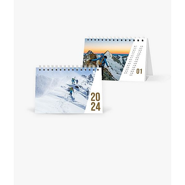 Tischkalender 2024 gestalten mit eigenen Fotos (A6 quer) im Design Action