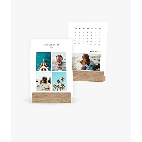Tischkalender 2024 gestalten mit eigenen Fotos (A6 hoch) im Design Classic Moment