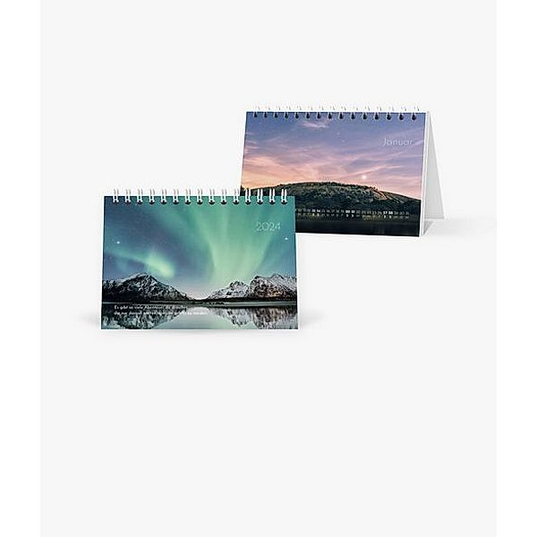 Tischkalender 2024 gestalten mit eigenen Fotos (A6 quer) im Design Landscapes