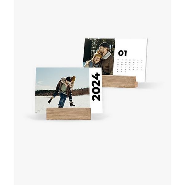 Tischkalender 2024 gestalten mit eigenen Fotos (A6 quer) im Design Road Trip