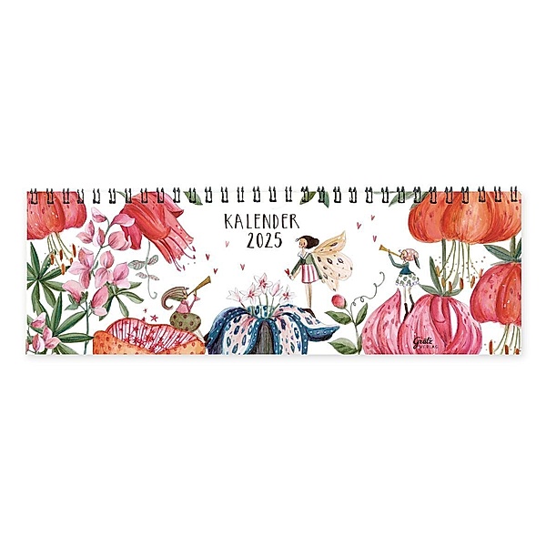 Tischkalender 2025, Blüten, Silke Leffler