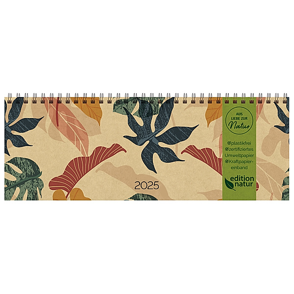 Tischkalender Edition Natur Dschungel 2025 quer