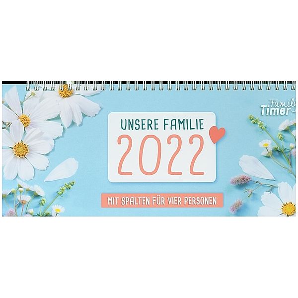 Tischkalender Familie 2022 12 Monate