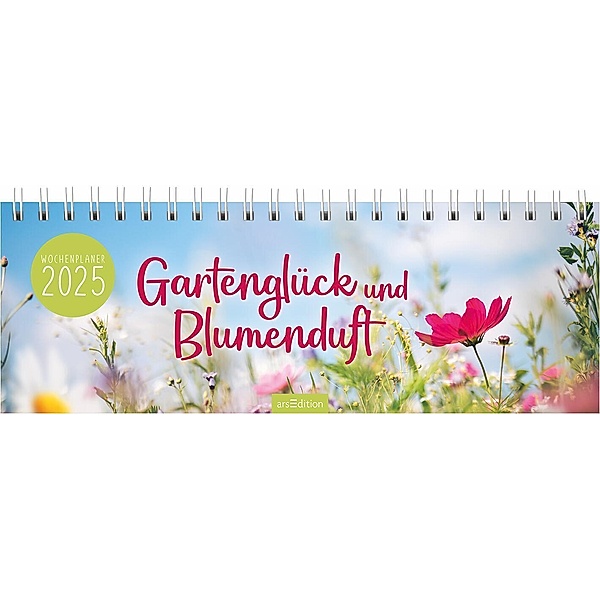 Tischkalender Gartenglück und Blumenduft 2025