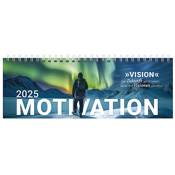Tischkalender quer Motivation 2025