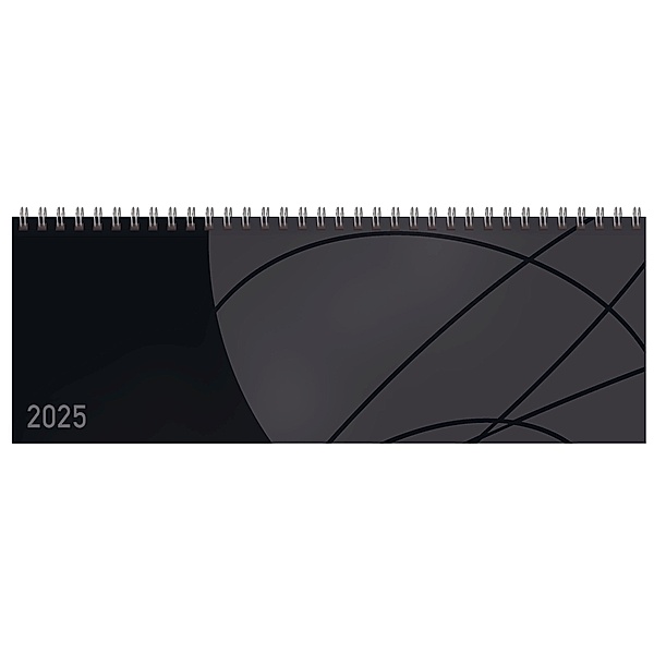 Tischkalender quer Professional Colourlux 2025 schwarz