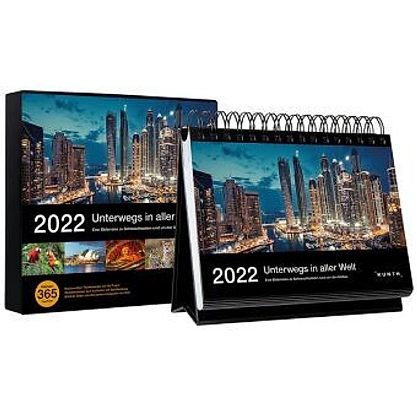 Tischkalender Unterwegs in aller Welt 2022