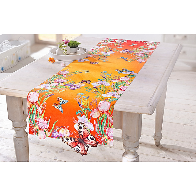 Tischläufer Garden Orange, Secret 140x40 cm
