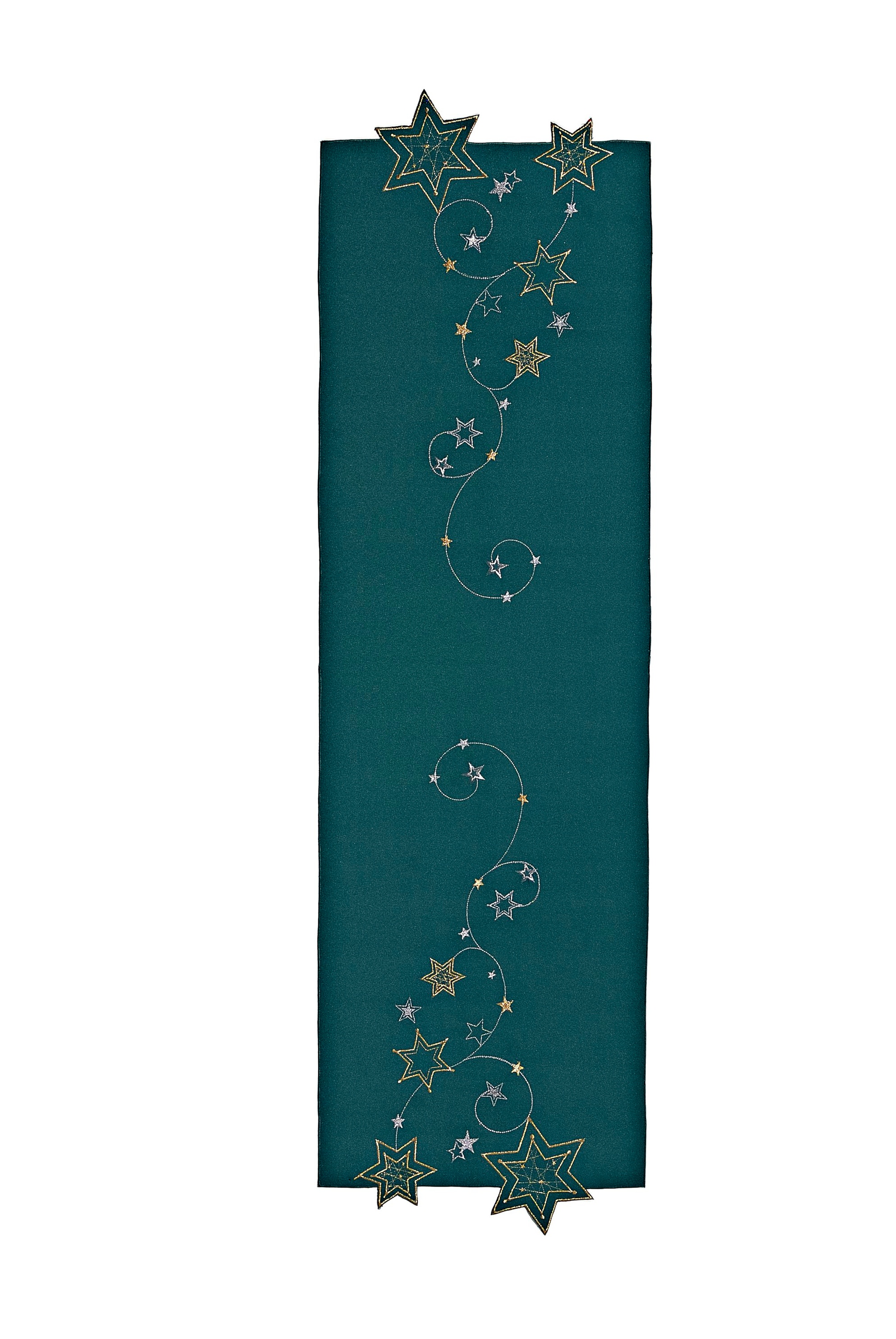 Tischläufer Sternenglanz, grün 40x140 cm bestellen