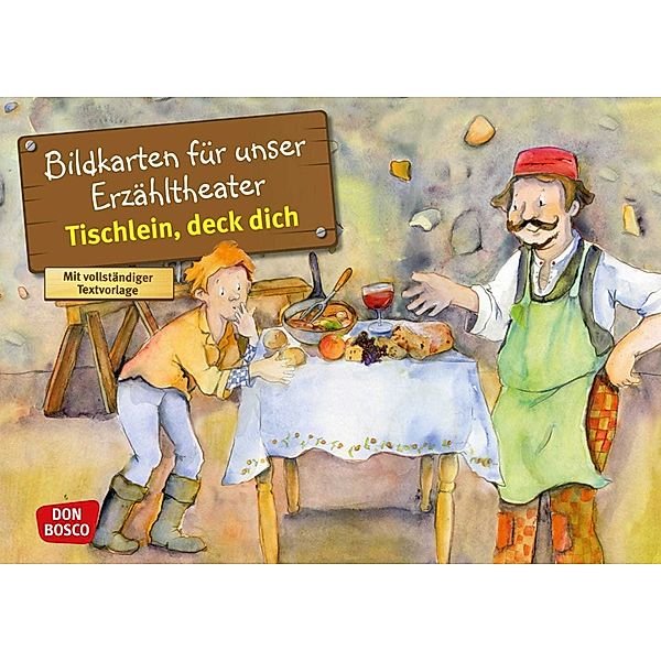 Tischlein, deck dich. Kamishibai Bildkartenset, Die Gebrüder Grimm