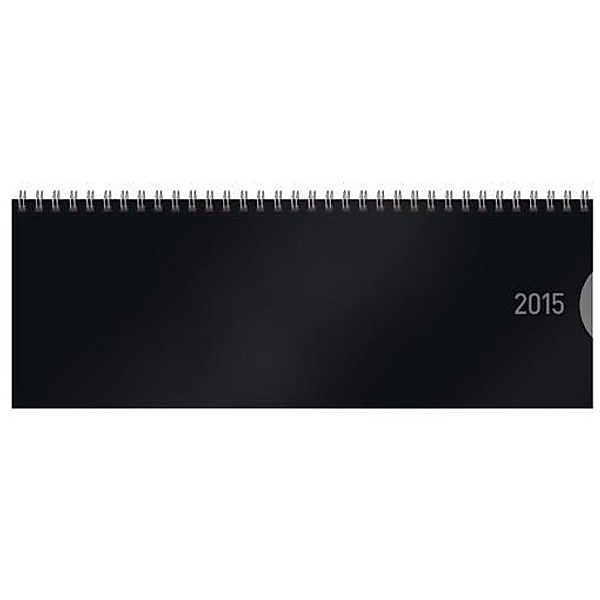 Tischquerkalender Classic Colourlux schwarz 2015