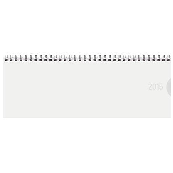 Tischquerkalender Classic Colourlux weiß 2015