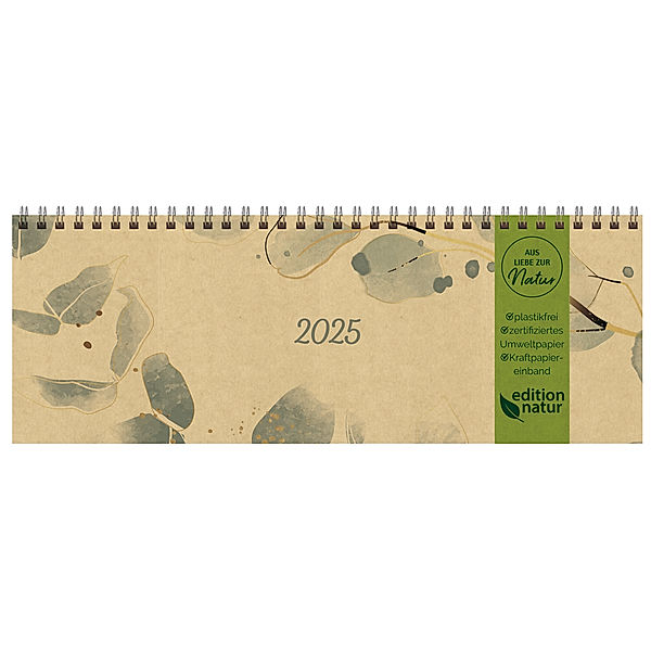 Tischquerkalender Edition Natur Floral 2025