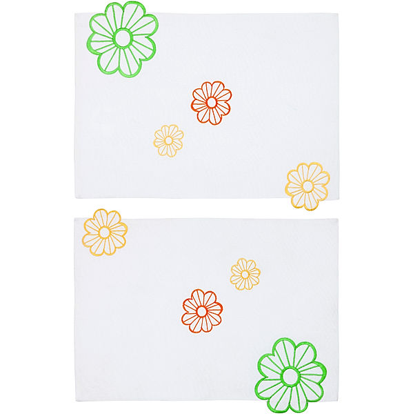 Tischsets Flowers Colorful 2er-Set