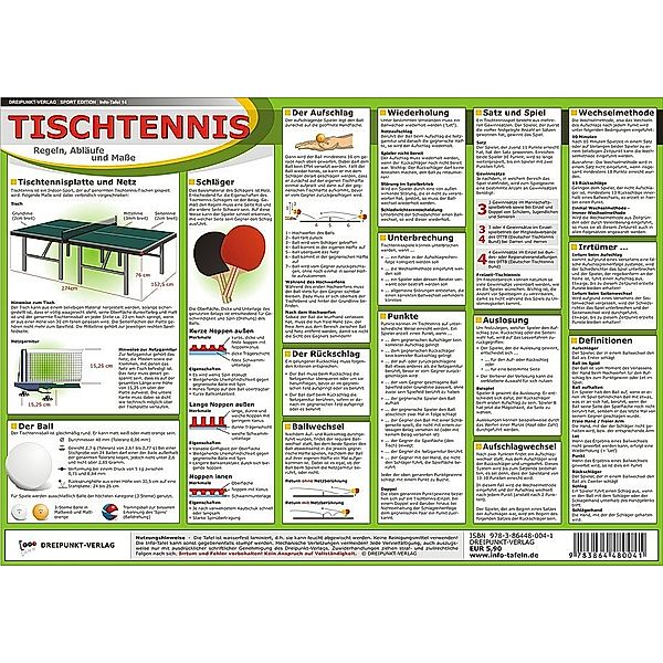 Tischtennis, Info-Tafel, Michael Schulze