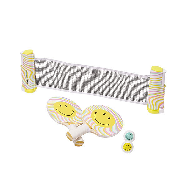 SUNNYLIFE Tischtennis-Set PLAY ON TABLE - SMILEY 5-teilig