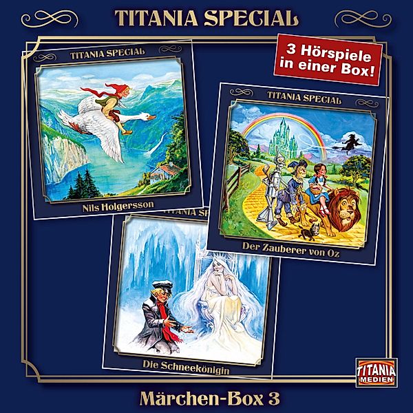Titania Special - 3 - Nils Holgersson, Der Zauberer von Oz, Die Schneekönigin, Selma Lagerlöf, Lyman Frank Baum, Hans Christian Andersen