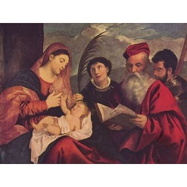 Tizian - Maria mit dem Kinde, dem Hl. Stephan, Hl. Hieronymus und Hl. Mauritius - 200 Teile (Puzzle)