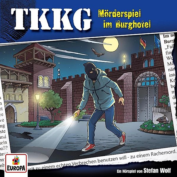 TKKG - 109 - TKKG - Folge 109: Mörderspiel im Burghotel, Stefan Wolf